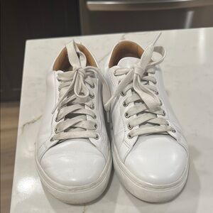 Thursday White Leather Sneakers